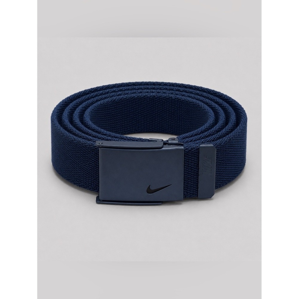 Nike Mens Webbing Golf Belt One Size Fits Most Blue